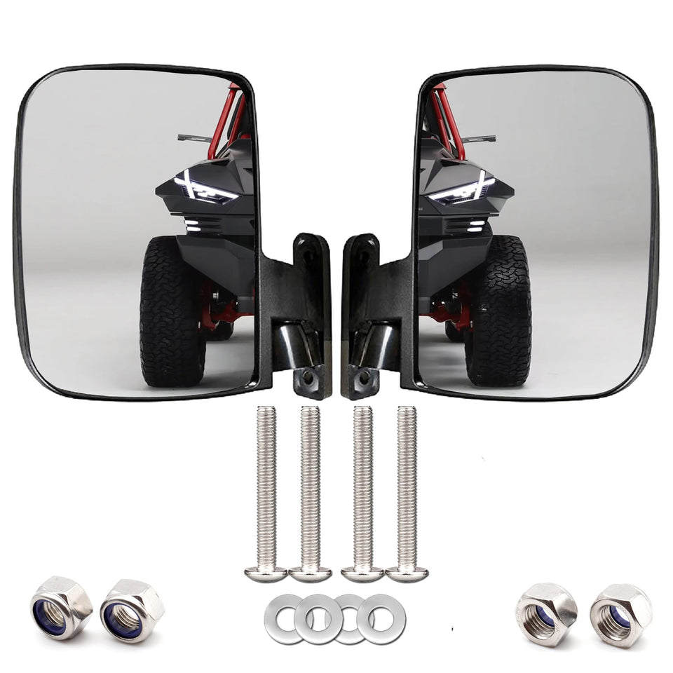 Jaxpare golf cart side mirror with turn signals for safer reversing on the course