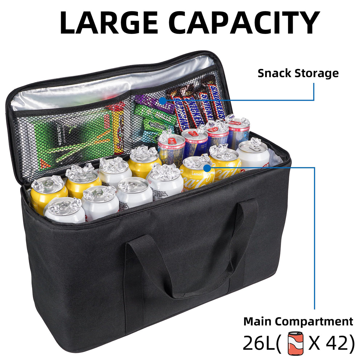 Jaxpare leak-proof PEVA liner protects contents and simplifies cleanup.