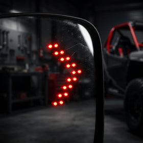 Jaxpare 19x18x4 cm mirror provides clear rear visibility