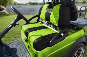 Jaxpare breathable polyester mesh keeps seats cooler and comfortable.