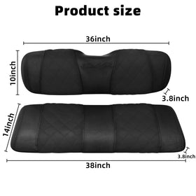 Jaxpare perfect for rear/back seat kits on golf carts.