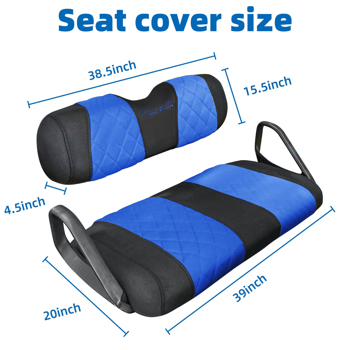 Jaxpare seat cover rinses clean and dries quickly after rain.