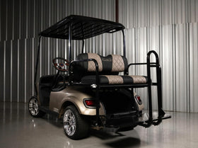 Jaxpare beige-black seat cover for golf carts