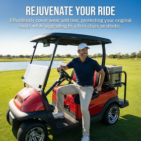 Jaxpare seat protection for Club Car Precedent, preserves original upholstery