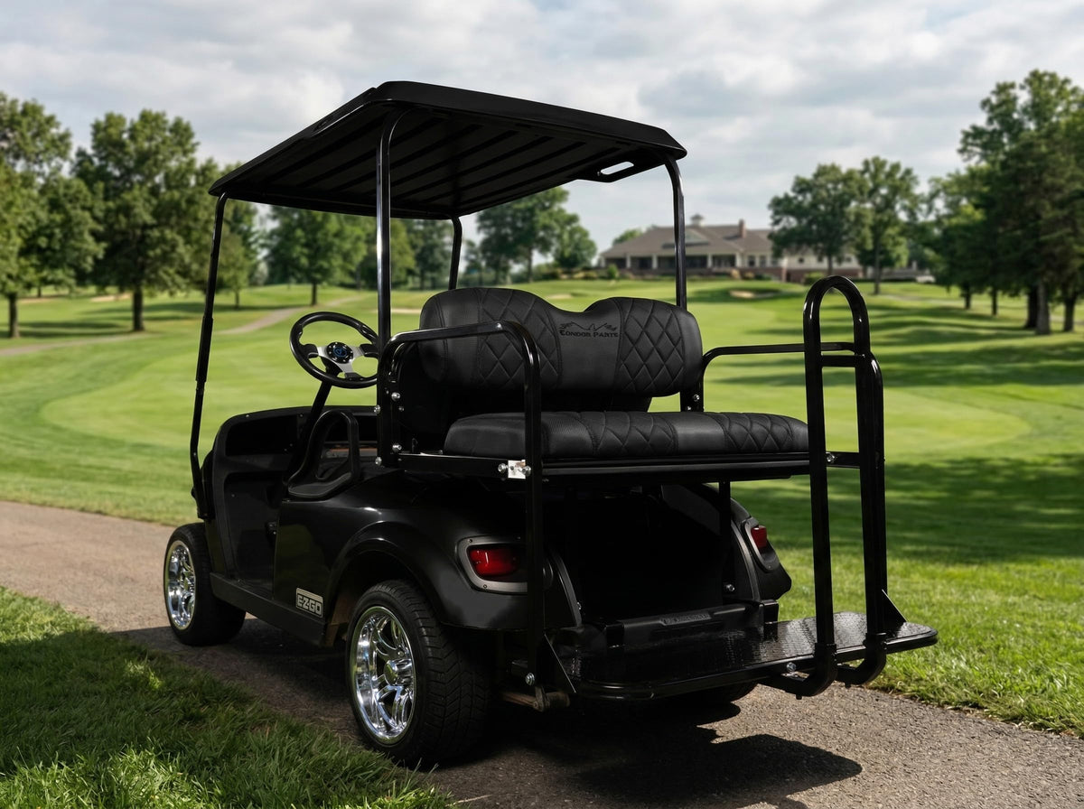 Jaxpare washable and quick-drying material keeps carts looking fresh.