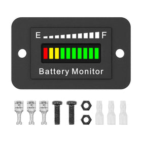 JDIAG battery monitor panel display shows remaining capacity for vehicles.