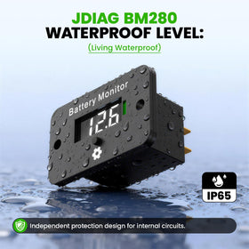 JDIAG BM280 IP65 rugged outdoor gauge built for harsh conditions
