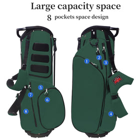 JDSZM green finish golf bag ready for everyday play