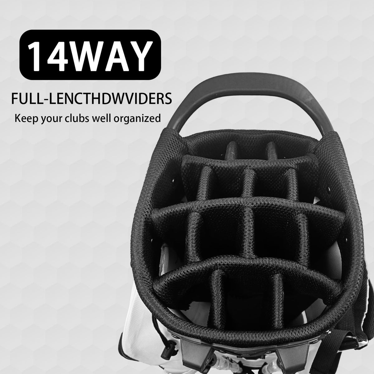 JDSZM bag 7-zippered pockets exterior quick-access storage for accessories