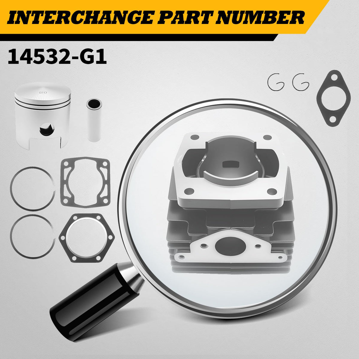 Jecoupoon base gasket helps seal the engine block for reliable rebuild