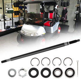 Jecoupoon driver-side rear axle shaft for RXV 2008+, supports smooth wheel rotation.