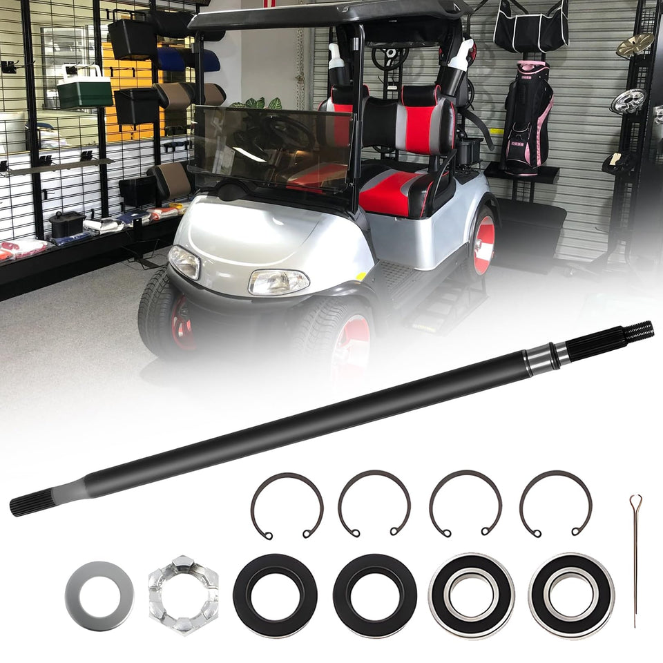 Jecoupoon driver-side rear axle shaft for RXV 2008+, supports smooth wheel rotation.