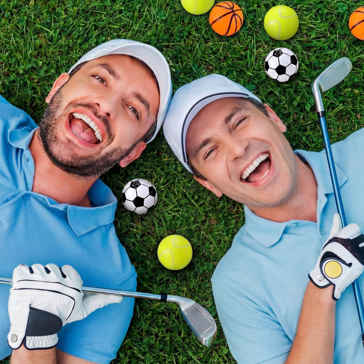 Jenaai bright multi-color set helps track balls easily in any light