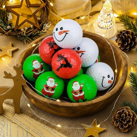 Jenaai Easter bunny golf balls in bright colors for festive practice