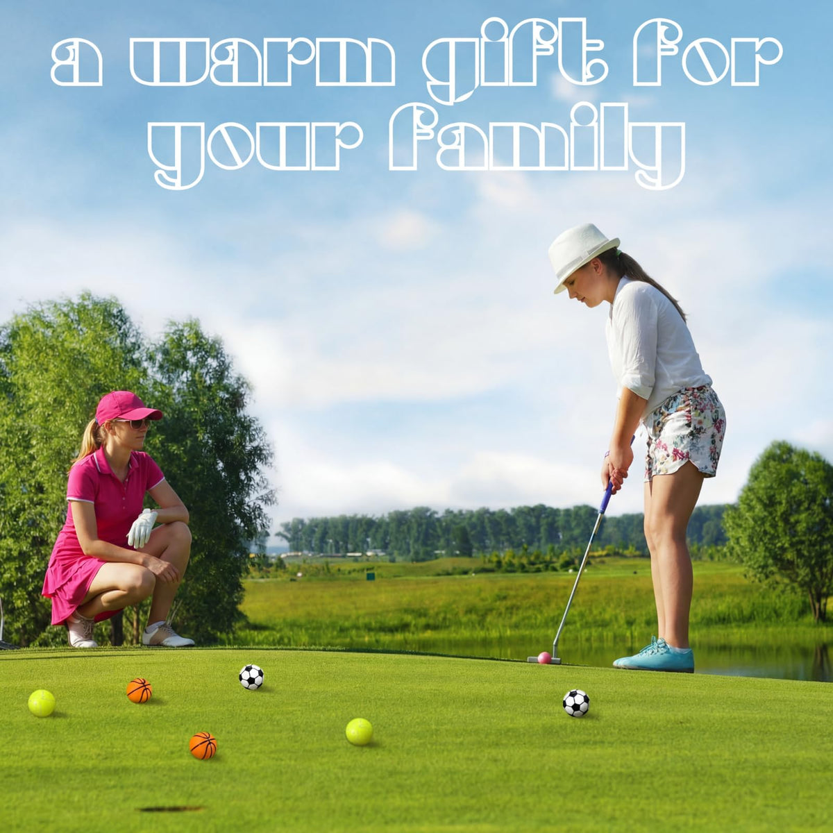 Jenaai gift-set golf balls for sports fans makes a fun party favor