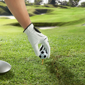Jenaai golf balls with soccer pattern for sporty flair during practice
