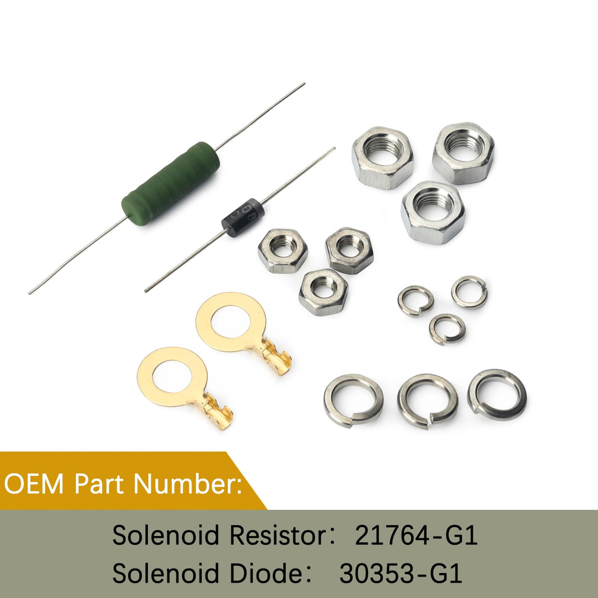 Jepacr copper alloy contacts ensure smooth starter engagement in golf carts.