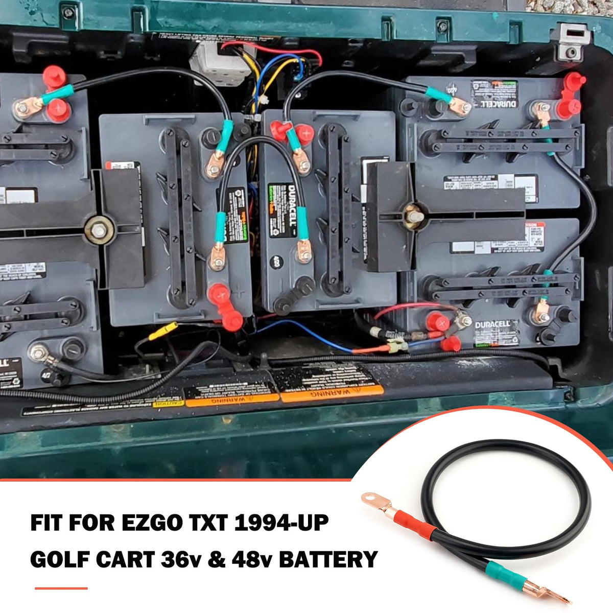 Jerbor 4-gauge cables provide improved electrical conductivity for reliable power.