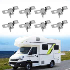 Jerbor GC2 battery hold-down bracket secures GC2 battery in RV installations.
