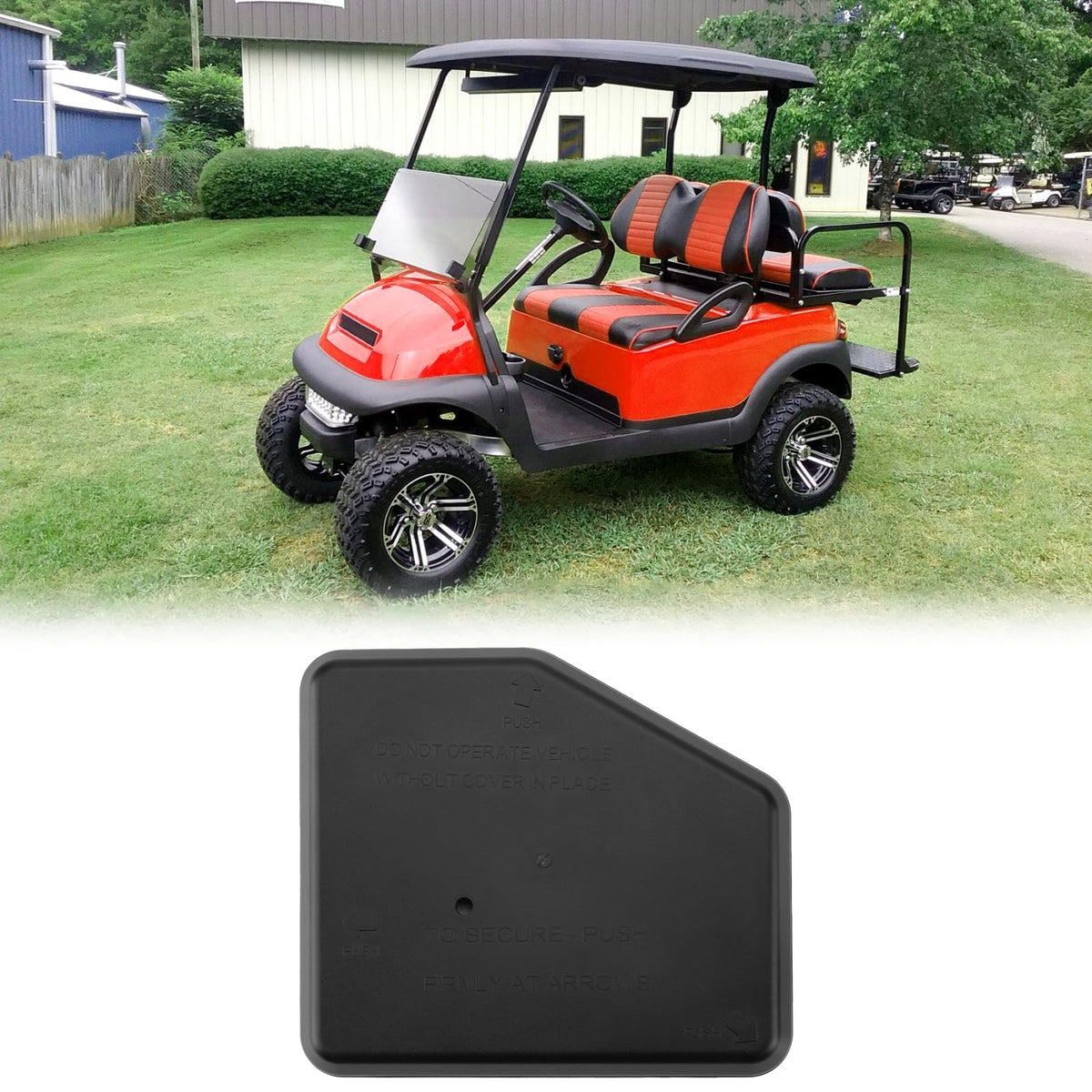 Jerbor golf cart electrical box cover for Club Car DS 1992-2015, durable protection for components.