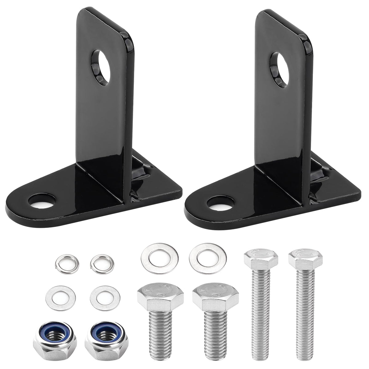 Jerbor golf cart seat belt bracket front-row for Club Car – ergonomic safety upgrade.