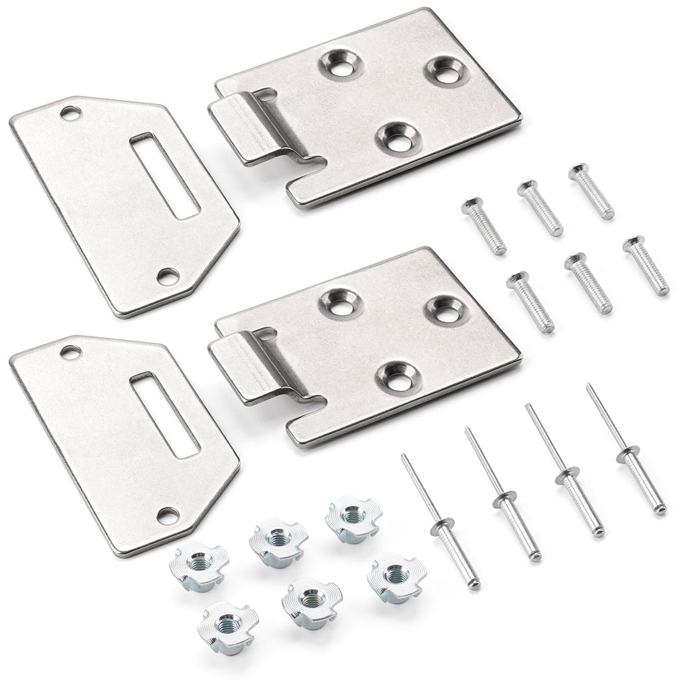 Jerbor golf cart seat hinge kit installed on EZGO TXT Medalist showing precise alignment