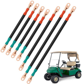 Jerbor heavy-duty 4-gauge cables with tin-plated terminals for durable connections.