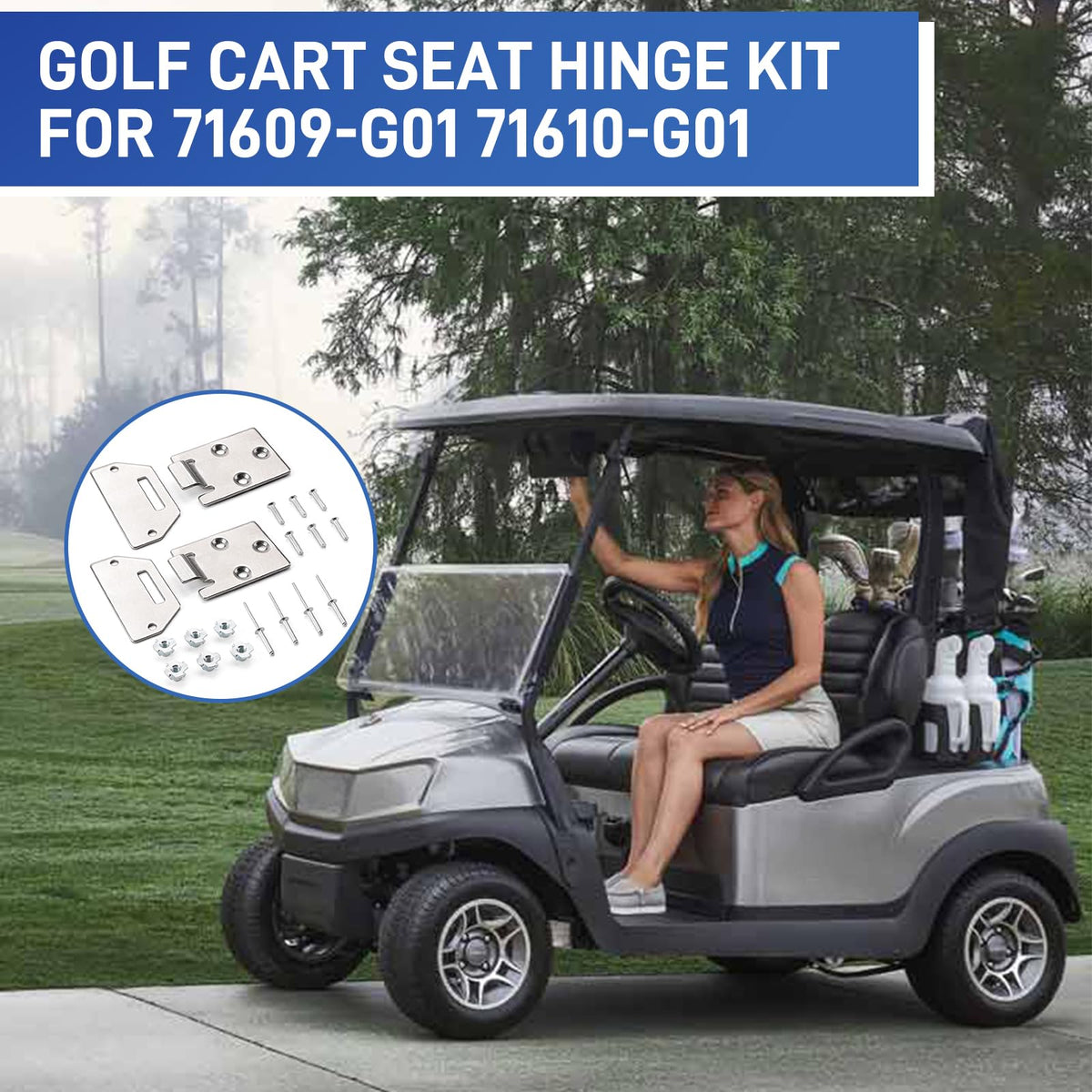 Installation guide for Jerbor EZGO TXT Medalist hinge kit