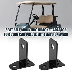 Jerbor seat belt bracket package contents – includes screws, gaskets, and nuts.