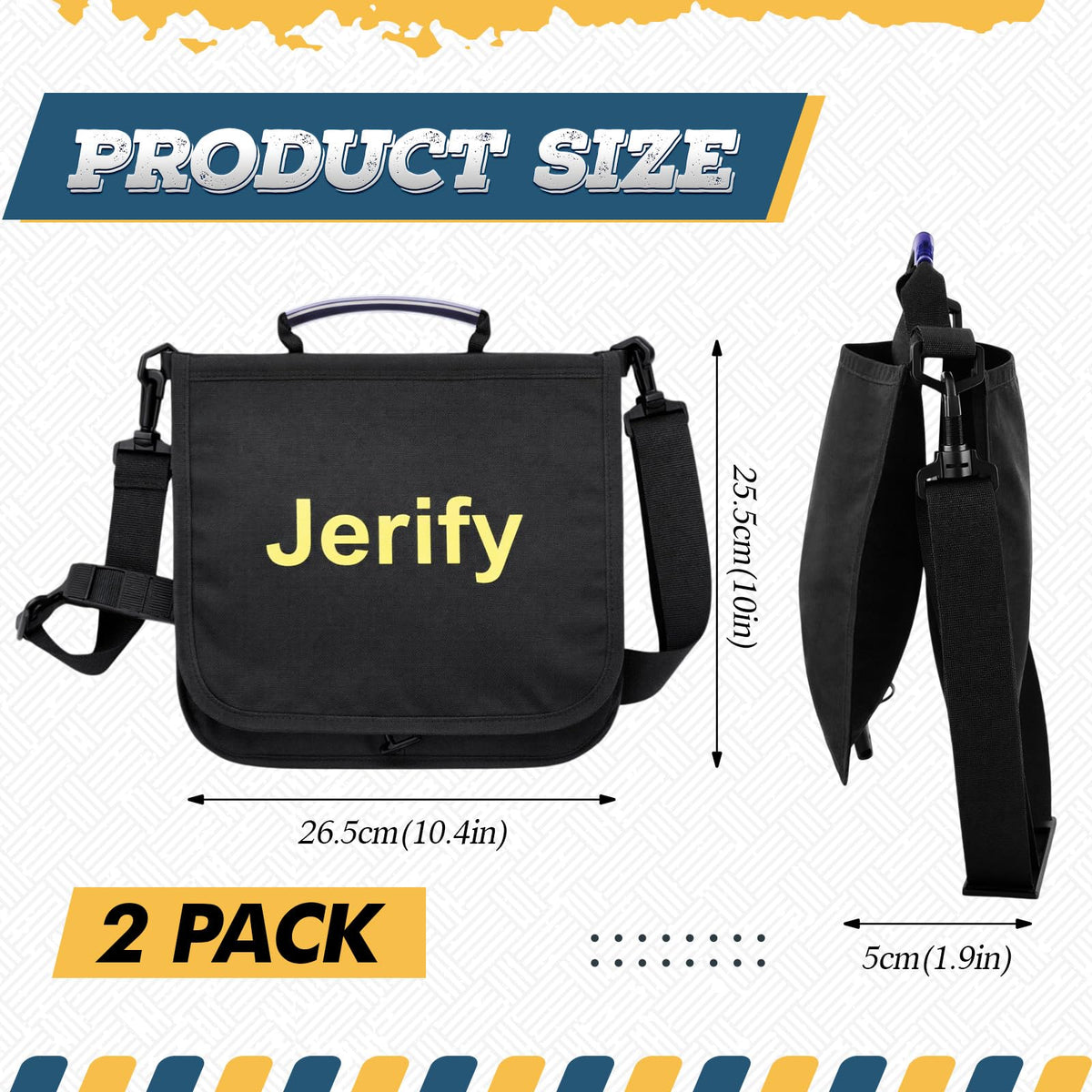 Jerify discus bag made of Oxford cloth resists moisture and dirt