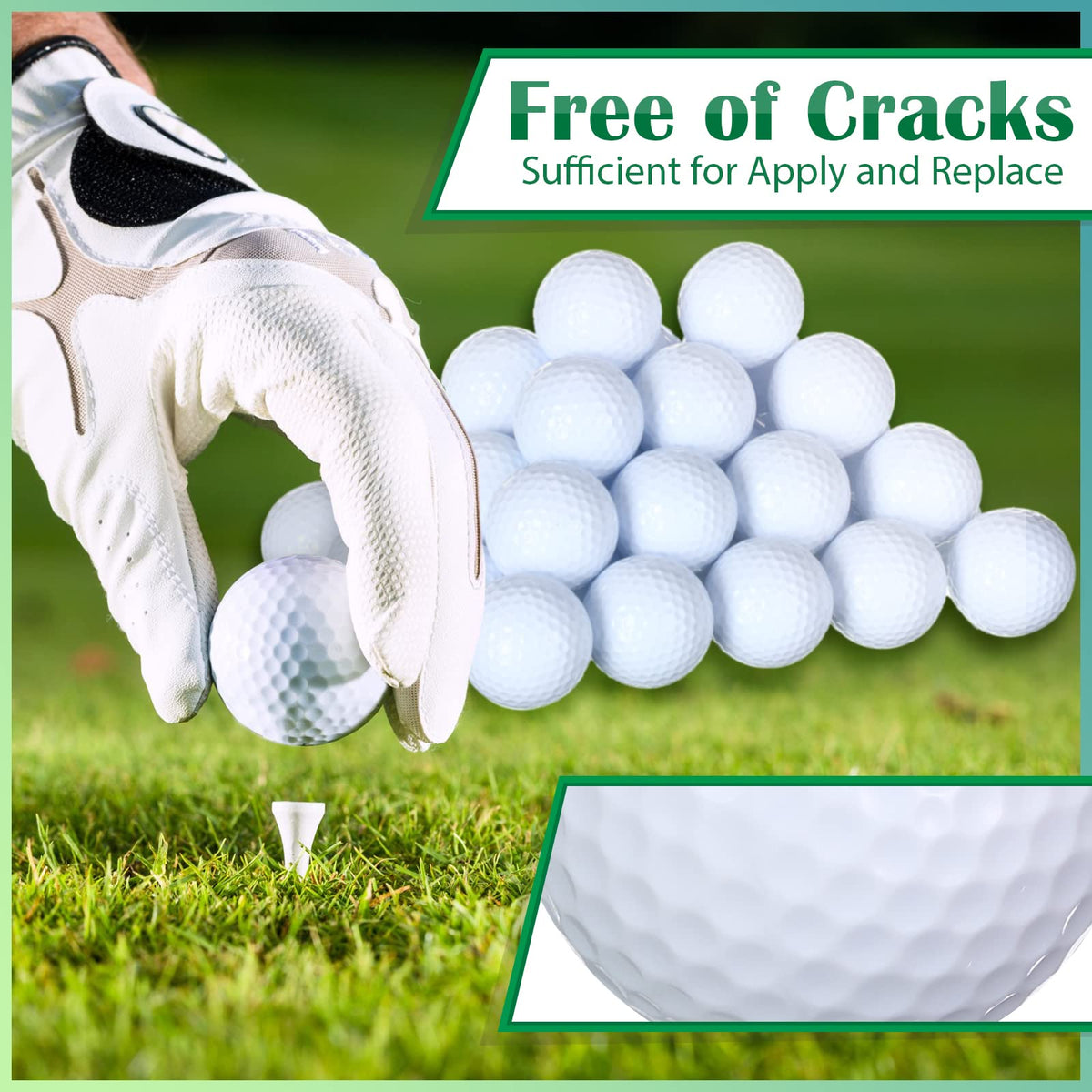 Jerify practice golf balls deliver durable rubber construction for long-term use.