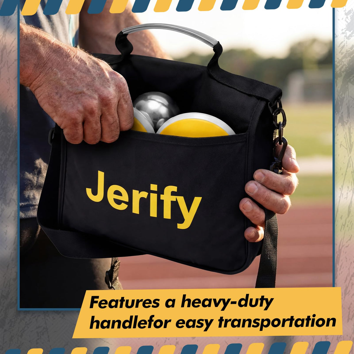 Jerify two-pack discus carrier bags keeps gear organized for teams