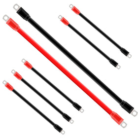 JESTMOTOR golf cart cables 14-inch black for flexible routing and power