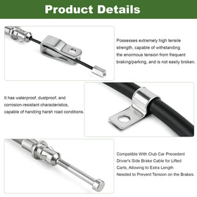 Jetuplusllc brake cable packaging and included hardware.
