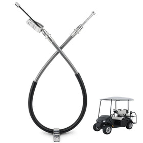 Jetuplusllc brake cable close-up shows robust end fittings and core.