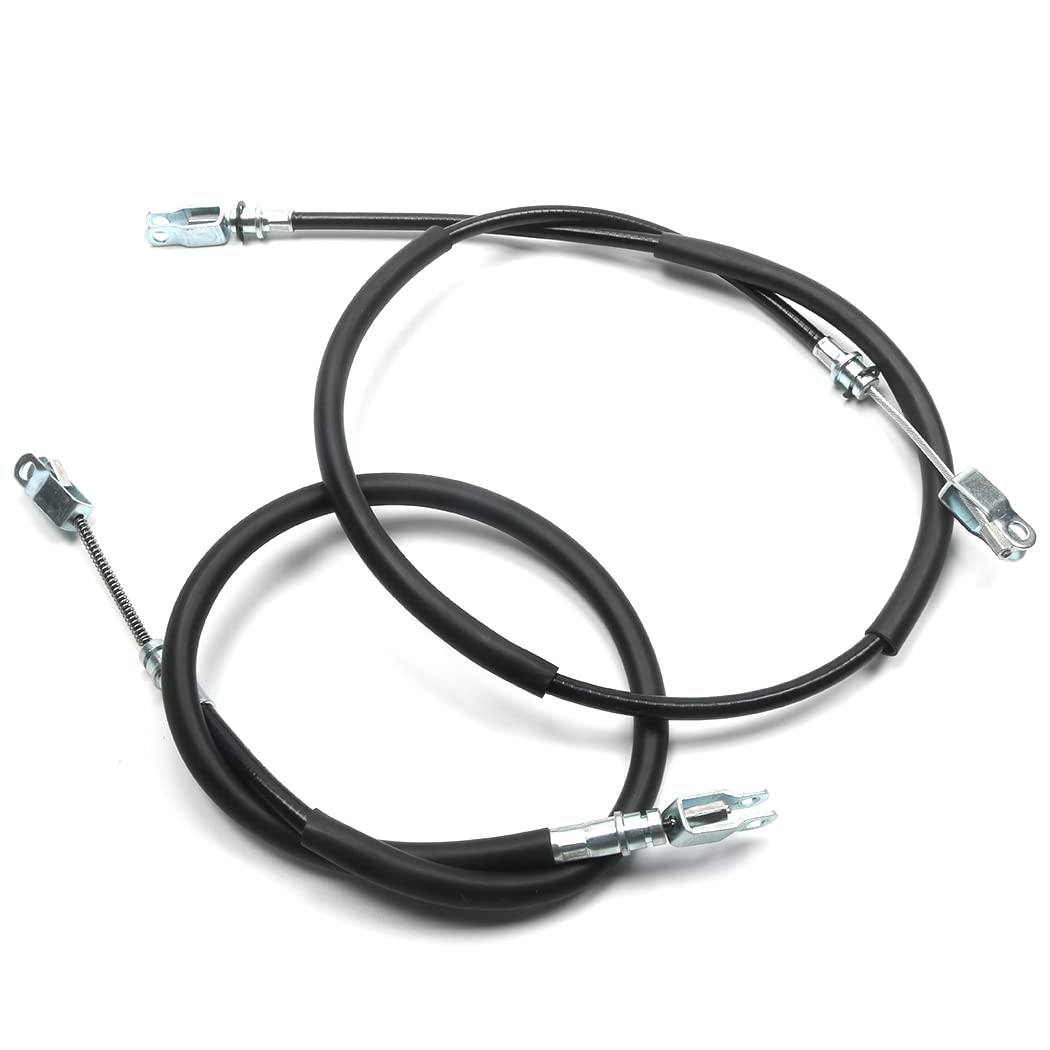 Jetuplusllc 19038-G2 driver brake cable close-up for EZGO Marathon carts, improves braking control.