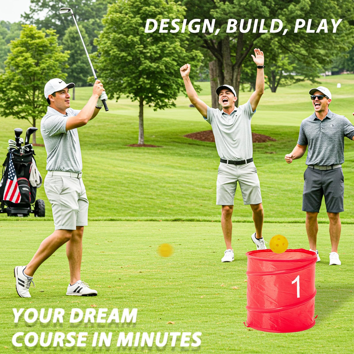 JFHID 9-hole golf course play focuses on quick skill-building and friendly competition