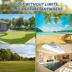 JFHID golf clubs for beach deliver authentic feeling for drives