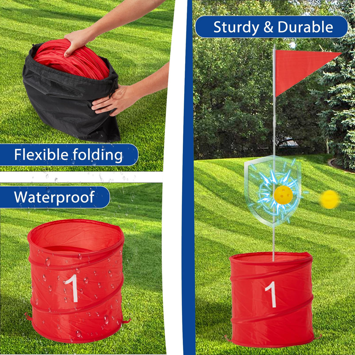 JFHID sand trap obstacles add challenge while keeping play fun and dynamic