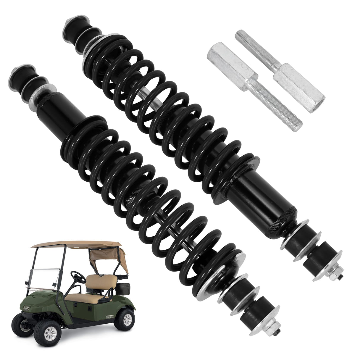 JIAYAN front shock absorber for EZ-GO TXT improves ride comfort.