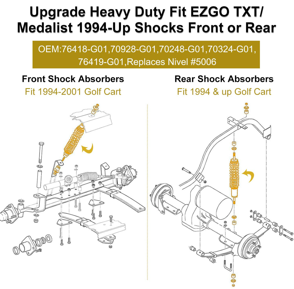 JIAYAN OEM numbers 70928-G01 and 76418-G01 compatibility.