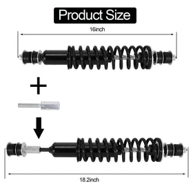 JIAYAN rear shock absorber for EZ-GO TXT enhances stability.