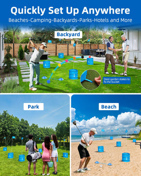 JIIFO Golf Game suited for beginners and adults to practice together