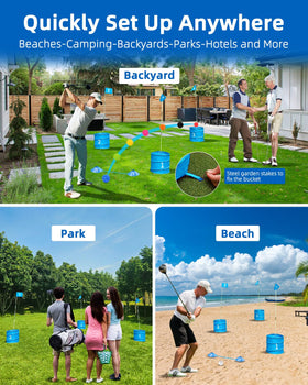 JIIFO Golf Game family-friendly play for adults and kids.