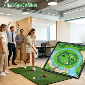 JIIFO hitting pad protects floors while you refine your swing.