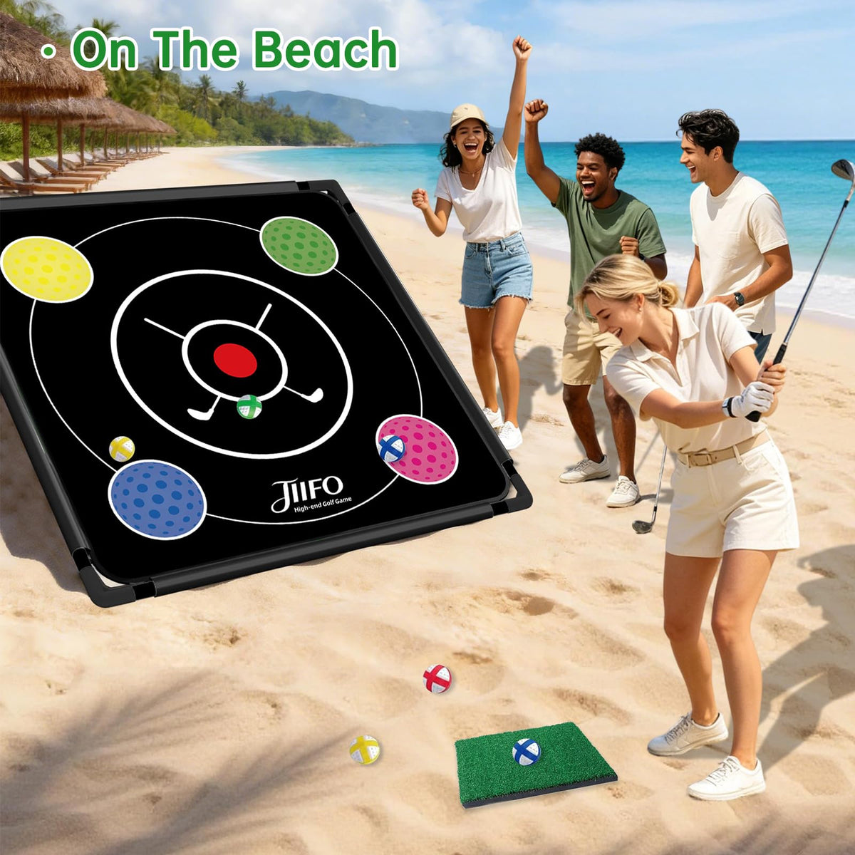 JIIFO scoreboard and pen help track scores during friendly battles.
