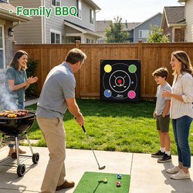 JIIFO storage carry bag keeps your kit organized for portable golf fun.