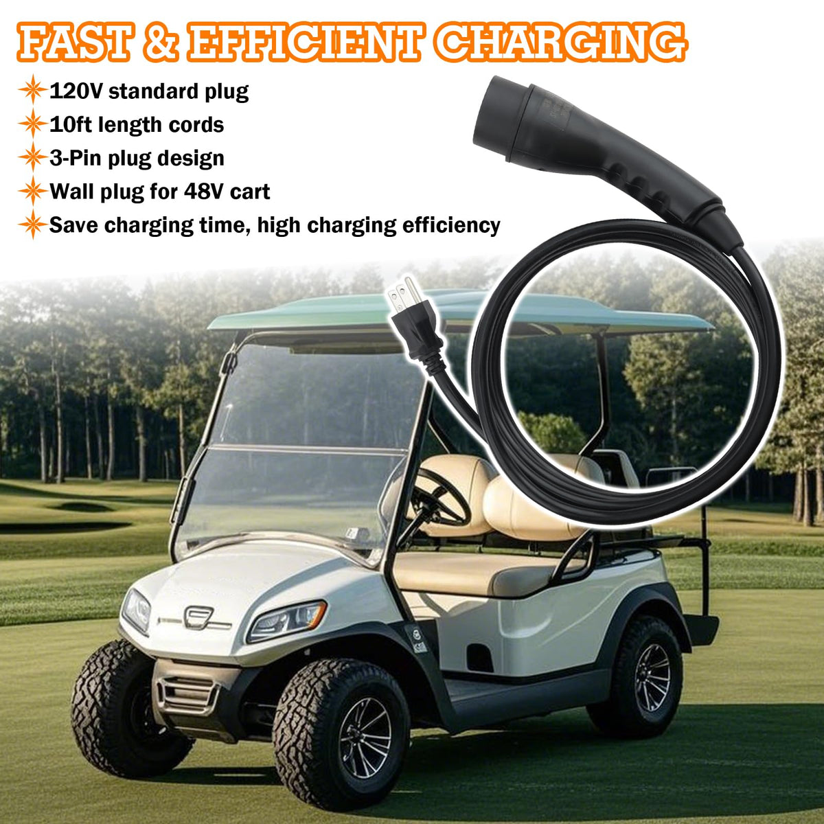 JINGTAO88 EV charging cord installation guide with plug-and-play convenience.