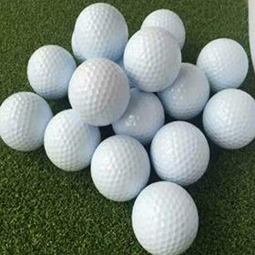 Close-up of Jingwei ball showing 392 dimples for stable performance