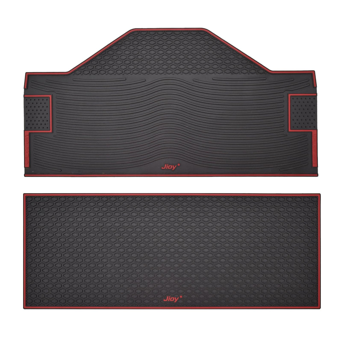 Jioy natural rubber floor mat delivers flexible durability with minimal odor.